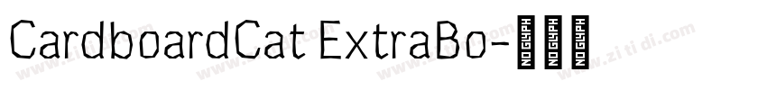 CardboardCat ExtraBo字体转换